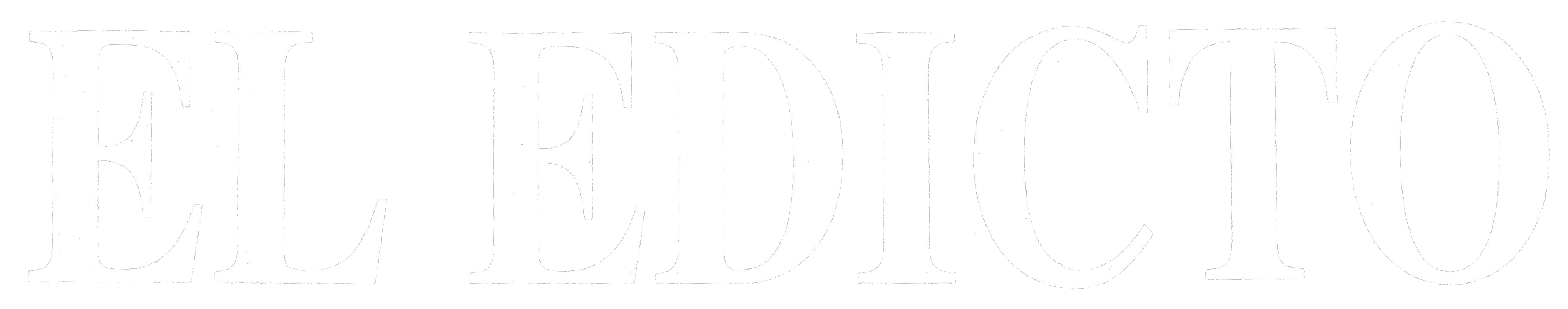 EL EDICTO logo